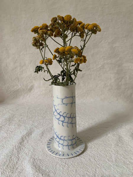 Mini vase "Le chant du mille-pattes"
