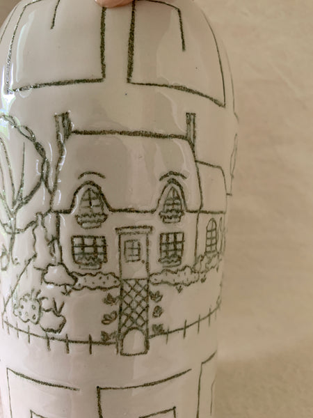 Vase "Un monde sous les fleurs"