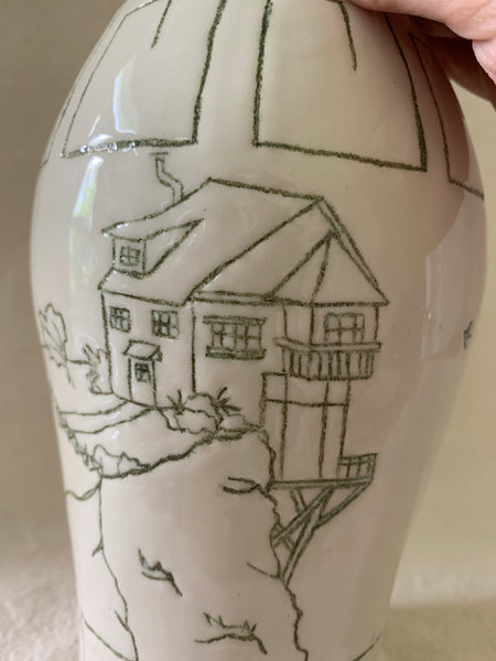 Vase "Un monde au bout du monde"
