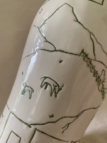 Vase "Un monde au bout du monde"