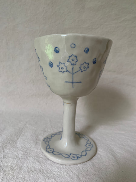 Goblet kintsugi "Le chant du scarabée"