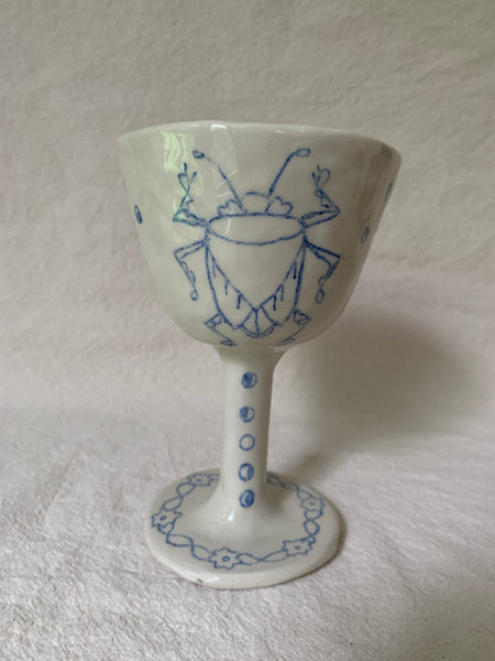 Goblet kintsugi "Le chant du scarabée"