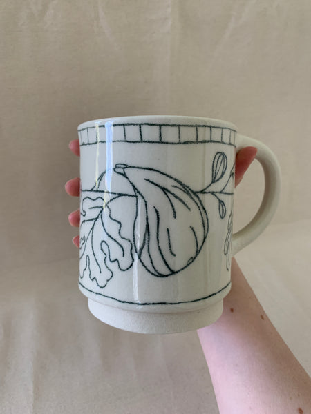 Très grande tasse "Figue"