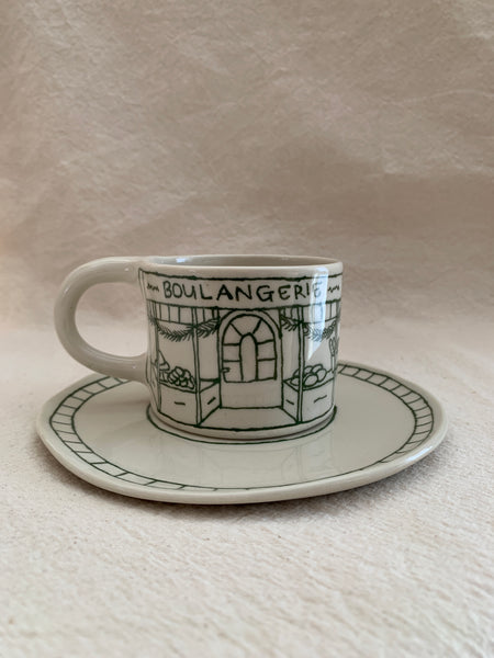 Tasse à thé "La boulangerie"