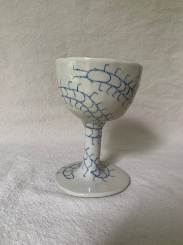 Goblet kintsugi "Le chant du mille-pattes"