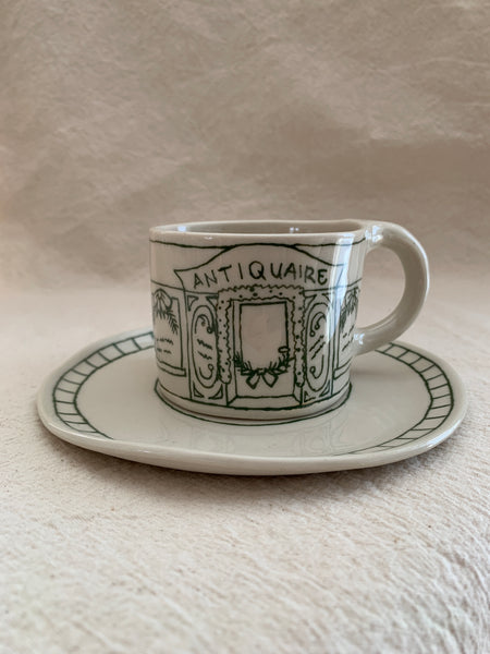 Tasse à thé "Chez l'antiquaire"