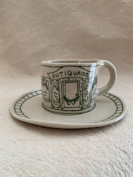 Tasse à thé "Chez l'antiquaire"