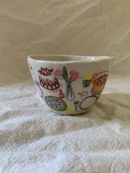 Petite tasse "Le ragout du dimanche"