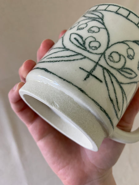 Tasse à thé "Bleuets"