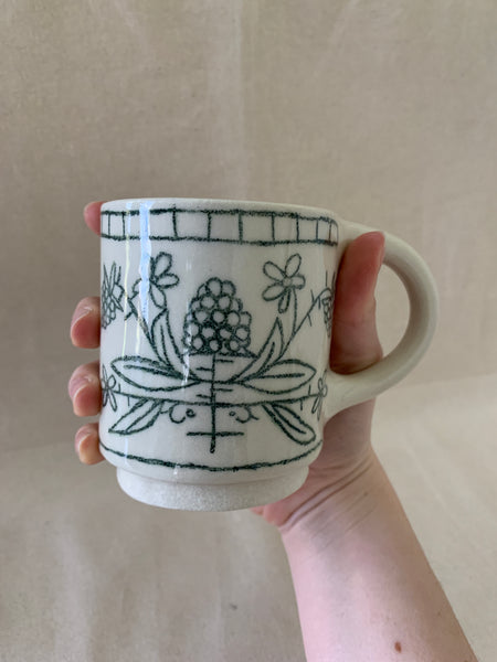 Tasse à thé "Framboises"