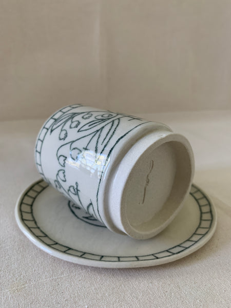 Tasse à thé "Bleuets"