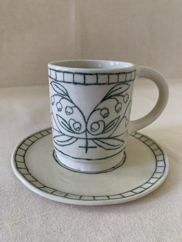 Tasse à thé "Bleuets"