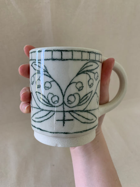 Tasse à thé "Bleuets"