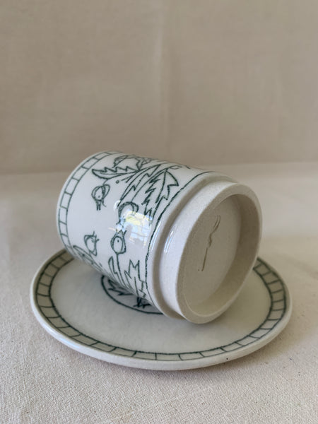 Tasse à thé "Cerises de terre"
