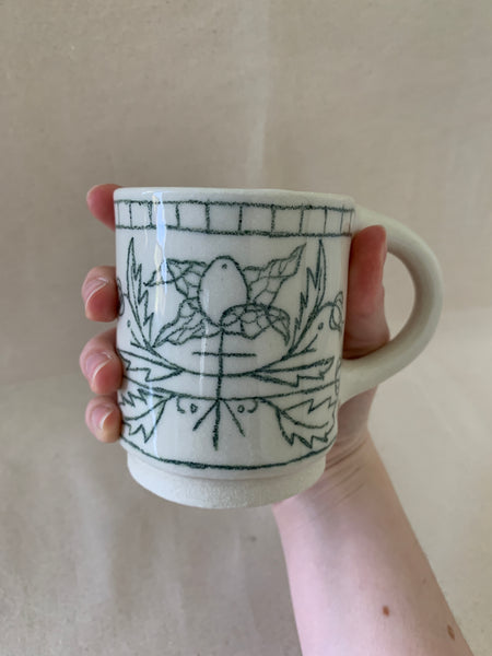 Tasse à thé "Cerises de terre"