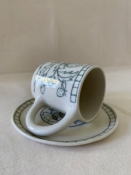 Tasse à thé "Fraises"