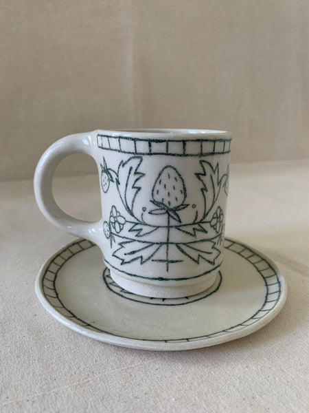 Tasse à thé "Fraises"