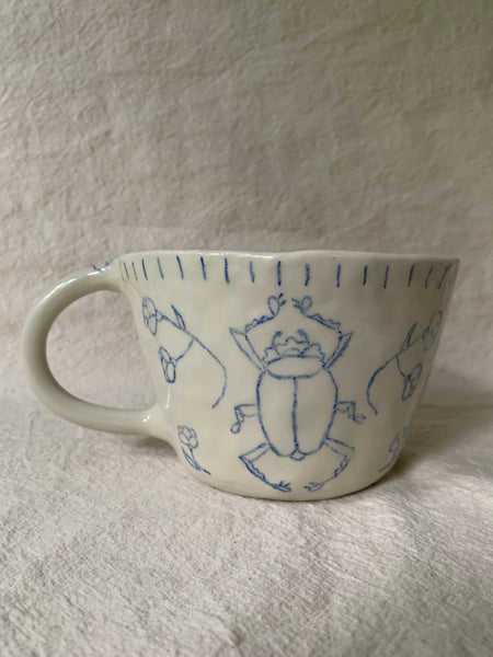 Grande tasse "Le chant du coléoptère"