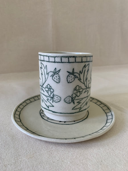 Tasse à thé "Fraises"