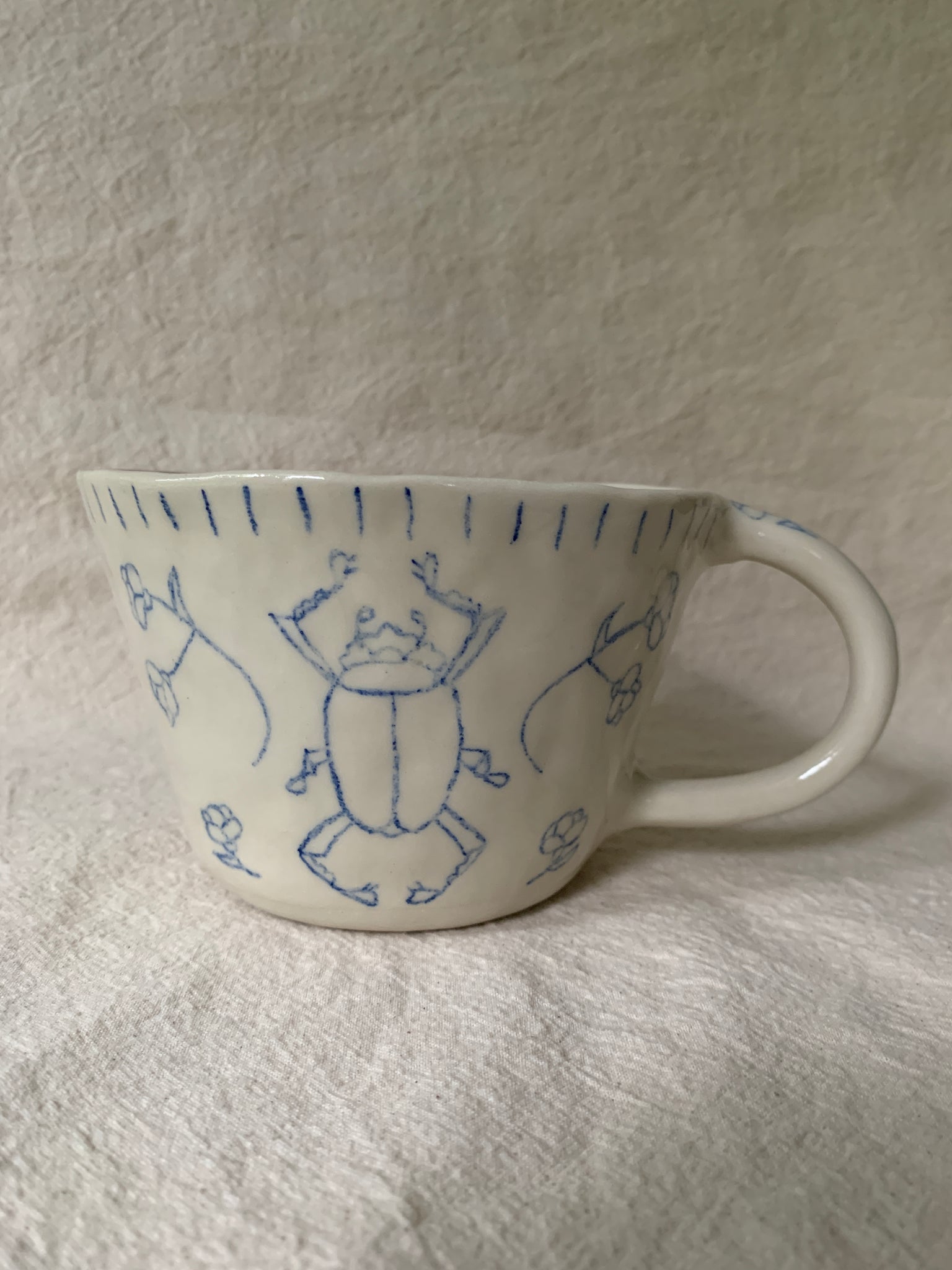 Grande tasse "Le chant du coléoptère"