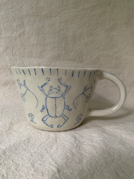 Grande tasse "Le chant du coléoptère"