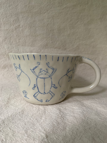 Grande tasse "Le chant du coléoptère"