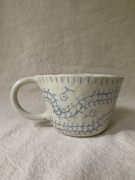 Grande tasse "Le chant du mille-pattes"