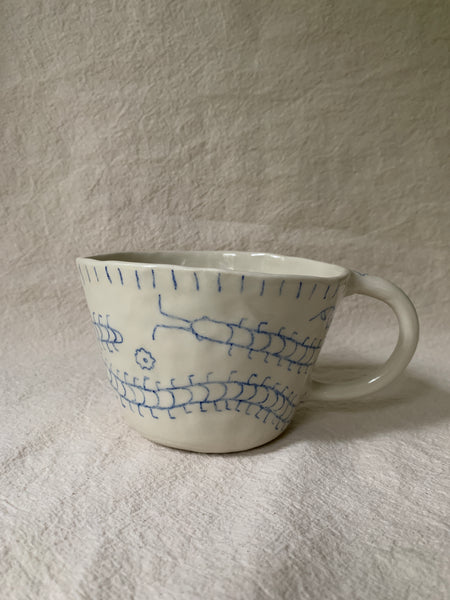 Grande tasse "Le chant du mille-pattes"