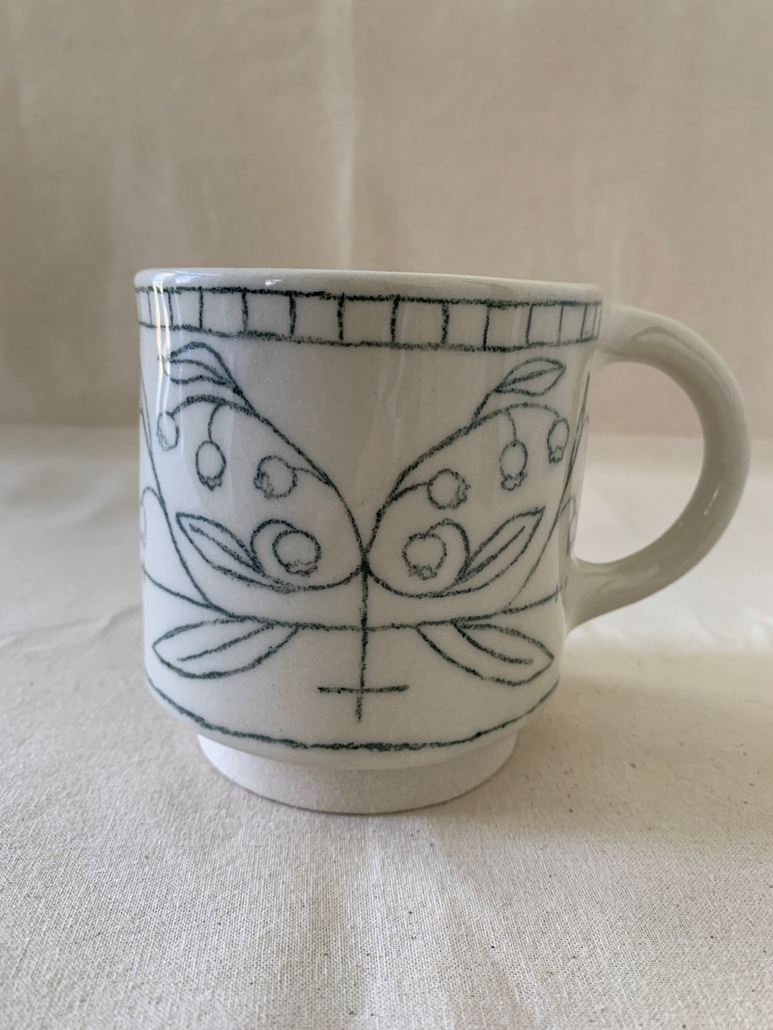 Tasse "Bleuets"