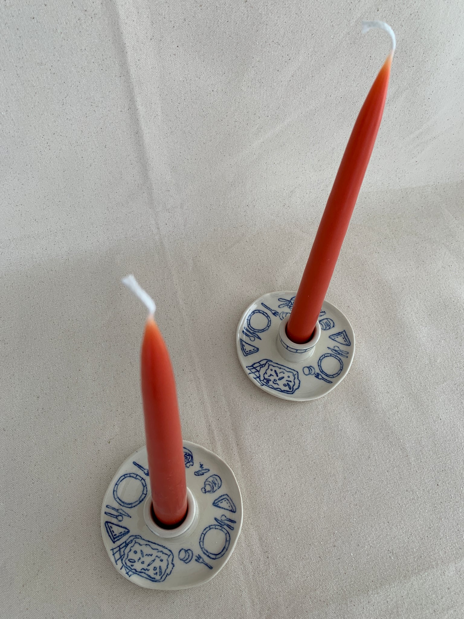 Bougeoirs "Tête à tête"