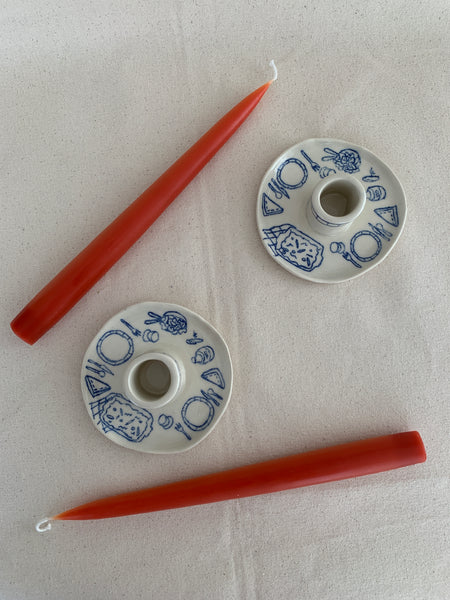 Bougeoirs "Tête à tête"