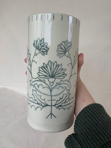 Vase mauvaises herbes