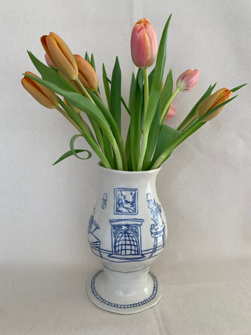 Vase "La lecture abandonnée"