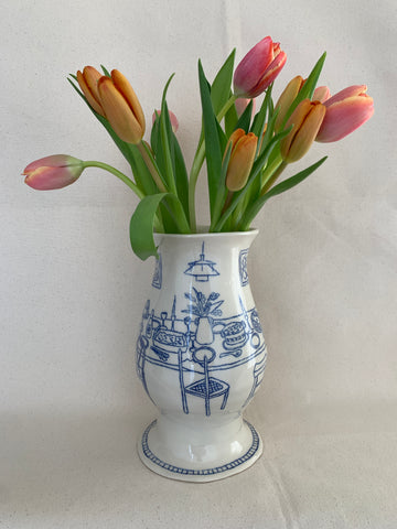 Vase "La table prête à recevoir"
