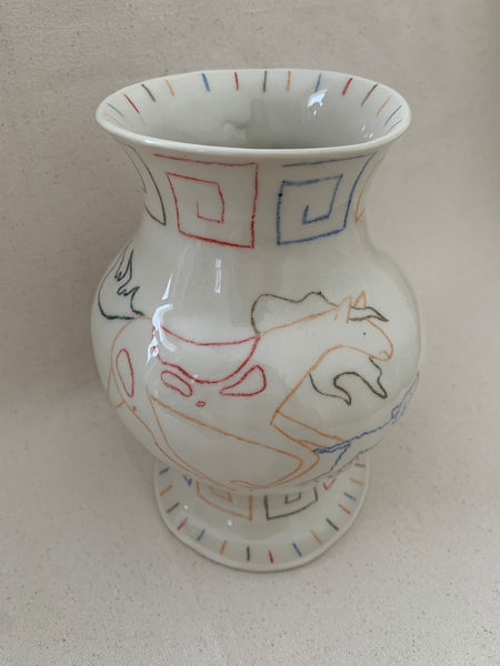 Vase "Rejoins-moi sur le pont"