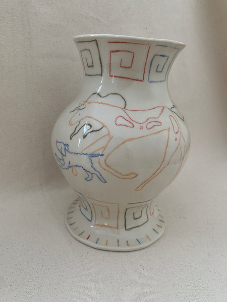 Vase "Rejoins-moi sur le pont"