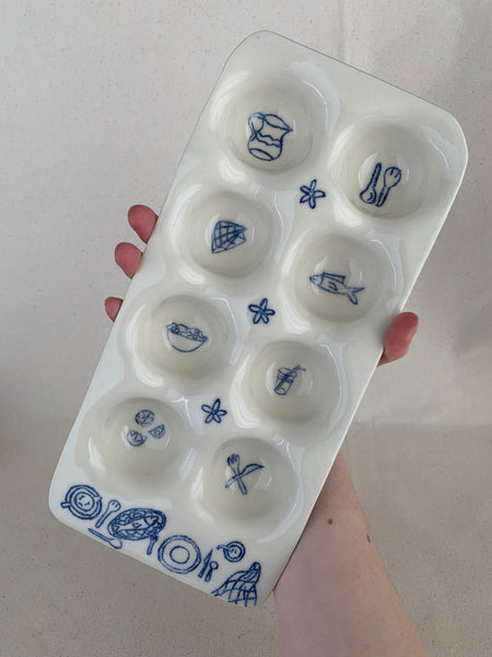 Plateau d'oeufs "Une bonne dose d'oméga3"