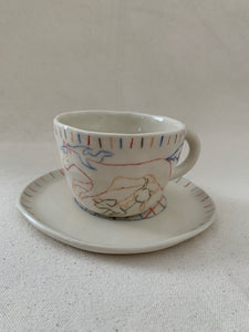 Tasse à thé "Rejoins-moi près de la souche"