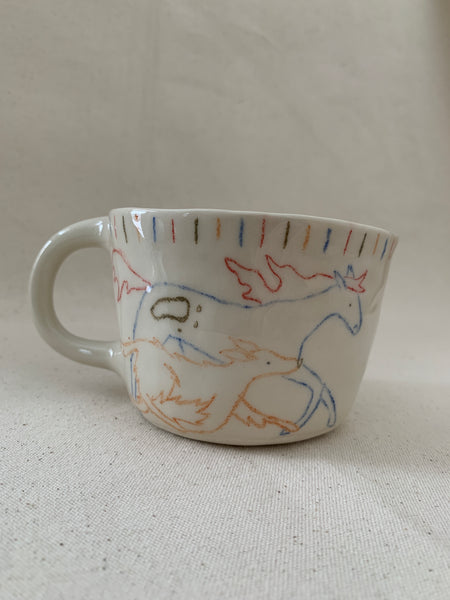 Tasse "Rejoins-moi près du puit aux libellules"