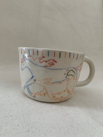 Tasse "Rejoins-moi près du puit aux libellules"