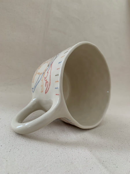 Large tasse "Rejoins-moi près du puit aux libellules"