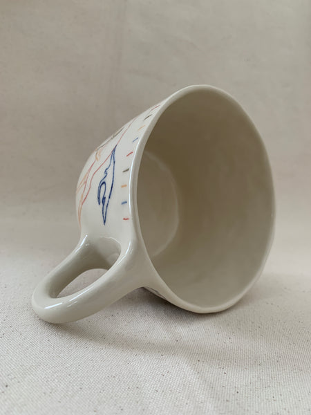 Large tasse "Rejoins-moi près de la souche"