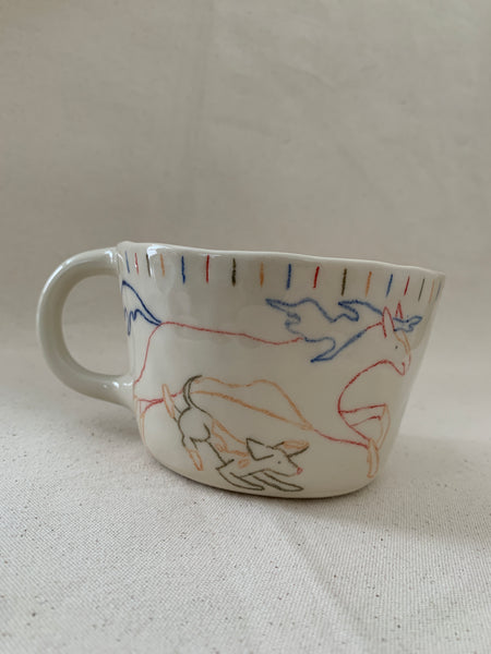 Large tasse "Rejoins-moi près de la souche"