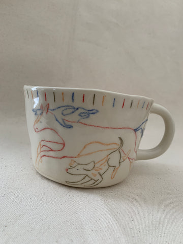 Large tasse "Rejoins-moi près de la souche"