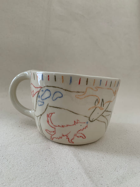 Large tasse "Rejoins-moi près de l'étang"