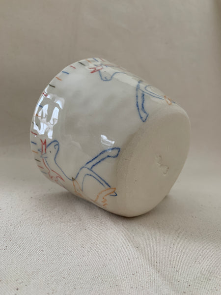 Grande tasse "Rejoins-moi près du puit aux libellules"