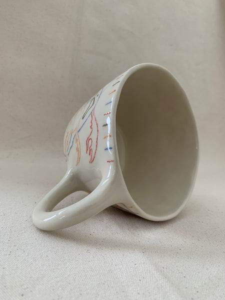 Grande tasse "Rejoins-moi près du puit aux libellules"