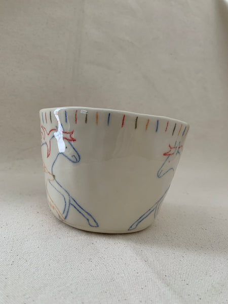 Grande tasse "Rejoins-moi près du puit aux libellules"